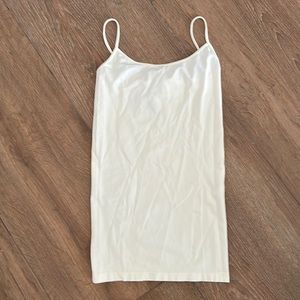 Lost angels spandex top. One size. Color beige.